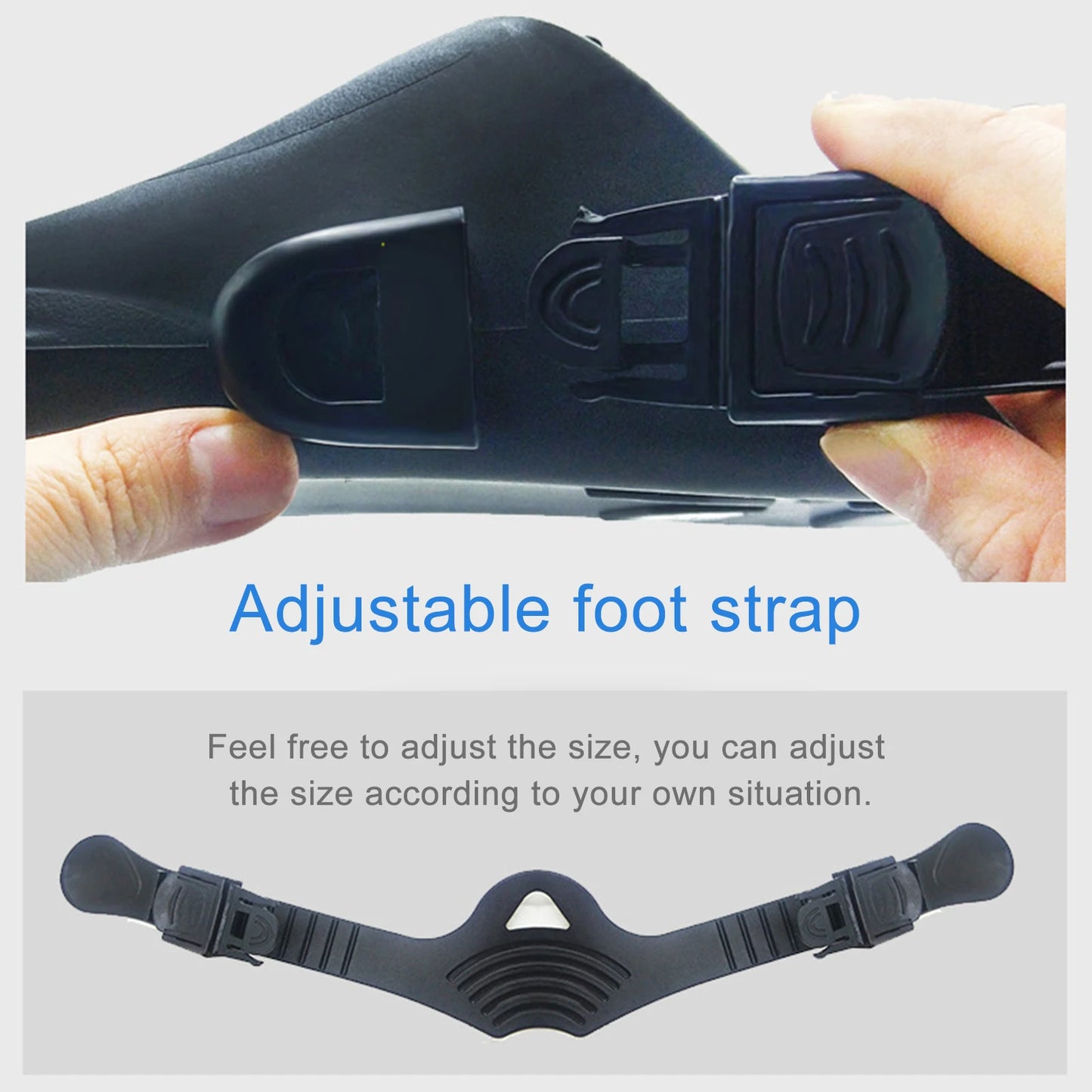 1 Pair Of Flippers Short Adjustable Swimming Fins Adult Short Scuba Snorkeling Shoes Swim Fins Snorkeling Flippers Diving Fins