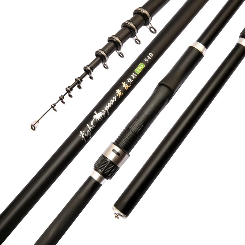 Fishing rod Carbon fiber 4.5m5.4m6.3m7.2m telescopic carp fishing rod rock Fishing rod