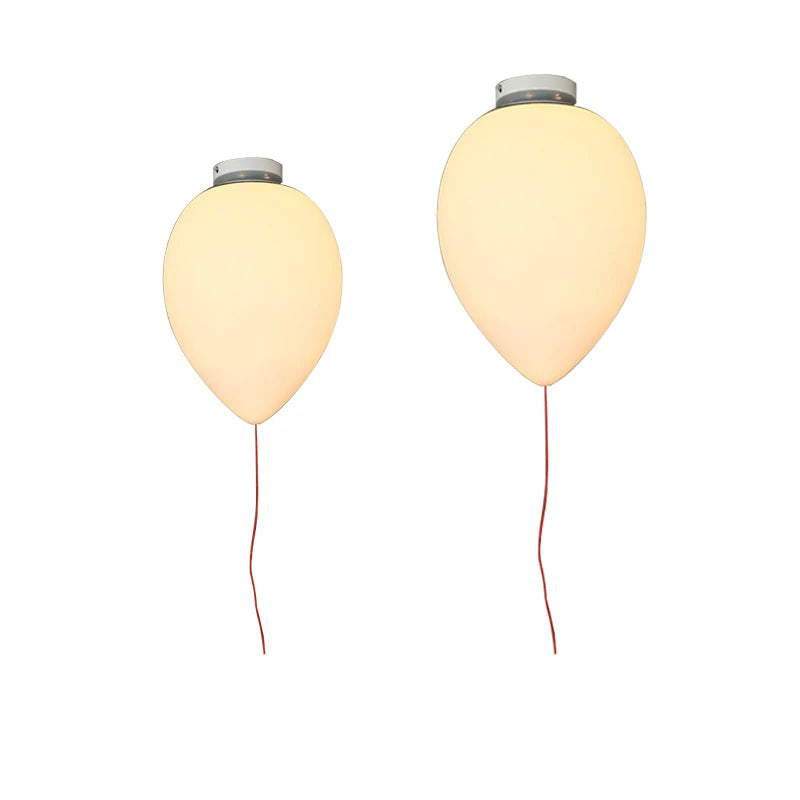 Free Shipping Modern Contemporary Kids Bedroom Balloon Celing Lights Creative White Fashion Ceiling Lamp E27 LED bulb for home
