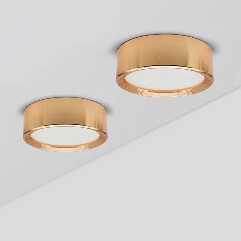 Downlight led ceiling light 5W living room background wall modern minimalist ultra-thin ceiling small golden spotlight