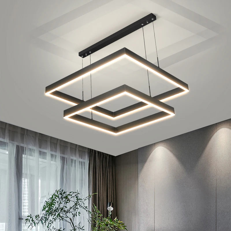 Modern Simplicity Led Ceiling Chandelier for Living Room Bedroom Indoor Lighting Pendant Light Celing Lamp Fixtures Home Decor