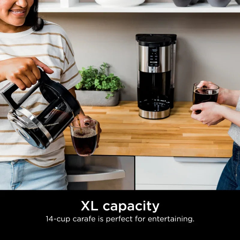 HAOYUNMA Programmable XL 14-Cup Coffee Maker, DCM200 coffee maker coffee maker machine nespresso cafeteira expressa