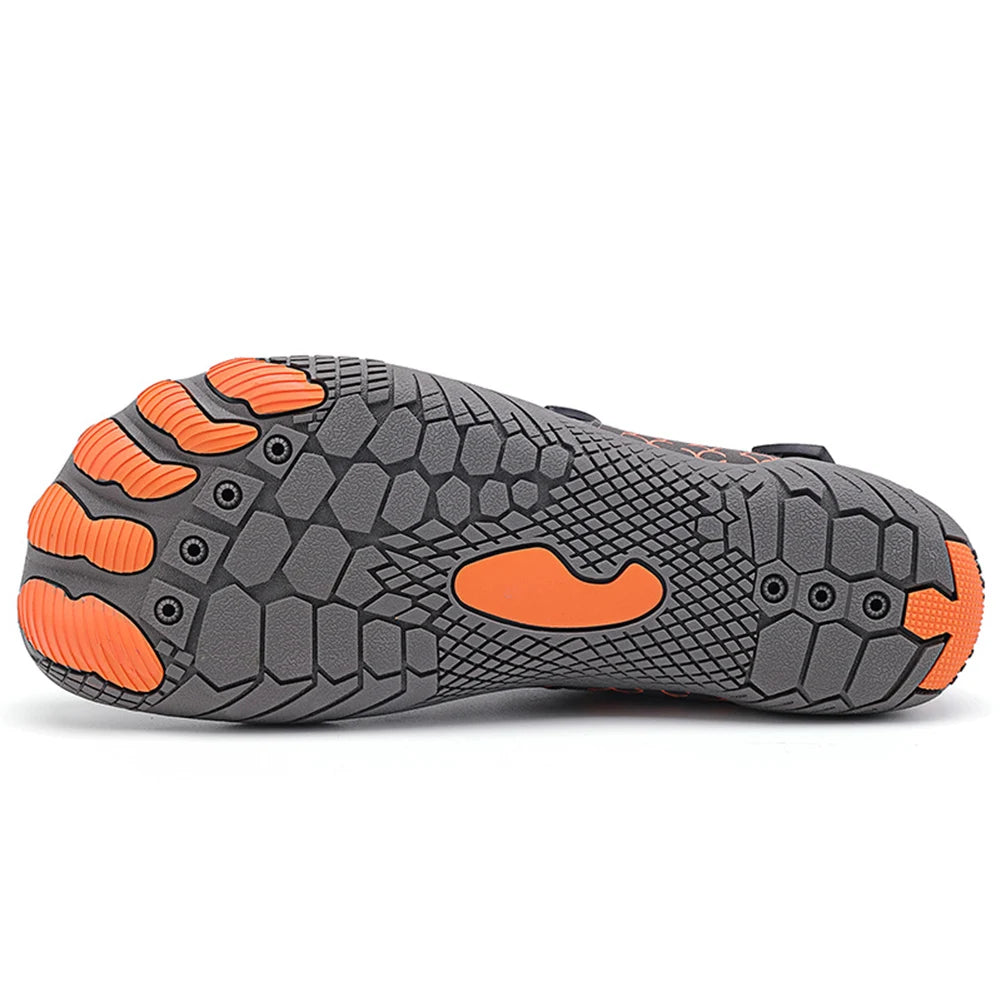 Sports Water Sneakers Slip-on Swimming Sneaker Shoes Non-slip Breathable Drain Hole Design Lightweight for Adults Unisex