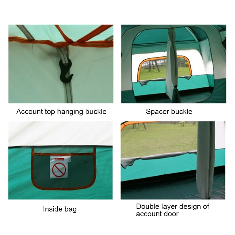High Quality Automatic Event Party Large Luxury Commercial Outdoor Camping Sleeping Tent