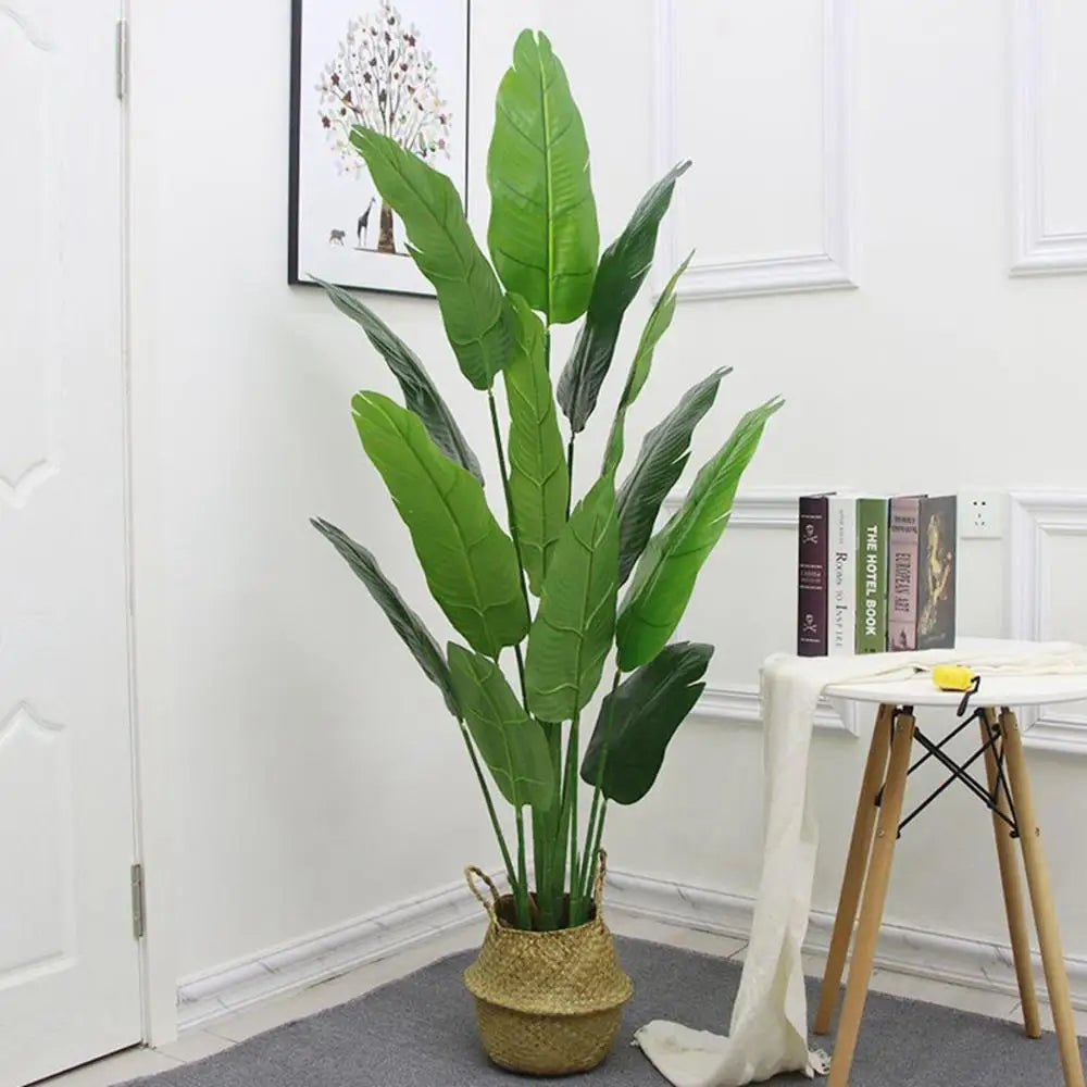 1 PCS Large Faux Banana Tree Simple Fake Greenery Plant Creative Artificial Tropical Palm For Garden Decor