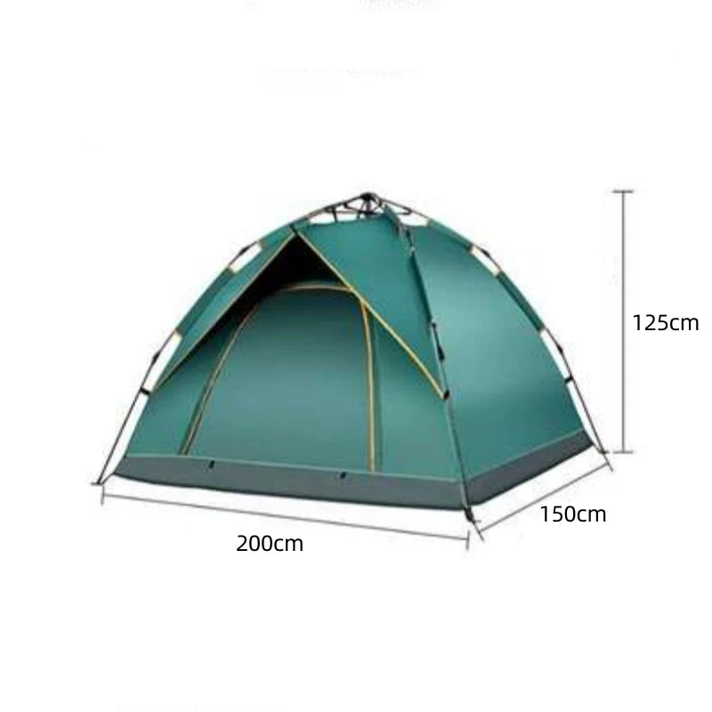 Tent Fully Automatic Spring Compression Quick Opening Tent Outdoor Thickened Sunscreen and Rainproof Beach Tent Outdoor Camping