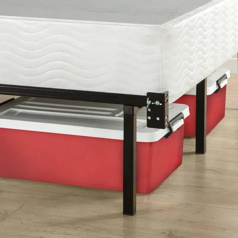 Zinus 12" Compack® Metal Bed Frame, Fits Sizes Twin - Queen, Bedroom Furniture Bed Frame, 74.00 X 60.00 X 12.00 Inches