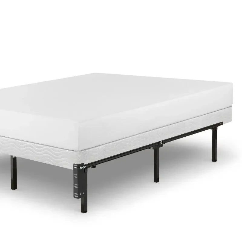 Zinus 12" Compack® Metal Bed Frame, Fits Sizes Twin - Queen, Bedroom Furniture Bed Frame, 74.00 X 60.00 X 12.00 Inches