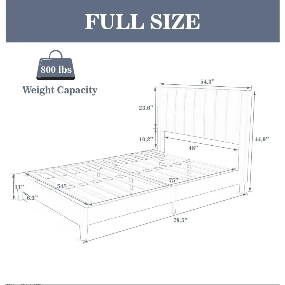 Queen Bed Frame Bed Bases and Frames Bedframe & King Size Base Bedroom Furniture Home Easy Assembly Black