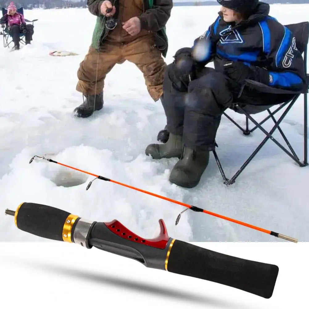 1 Set Great Fishing Rod 52cm Winter Fishing Rod High Strength Mini Pocket Winter Ice Fishing Rod Angling Supplies
