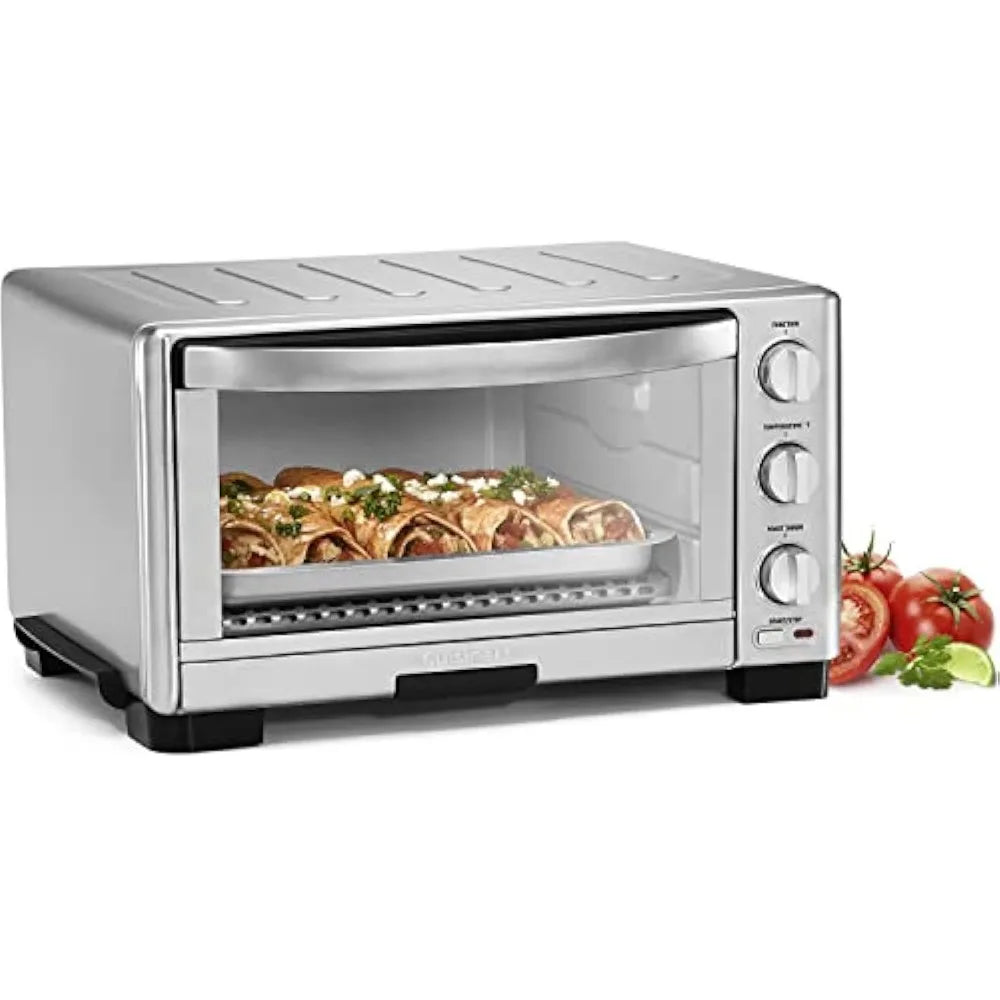 2023 New TOB-1010 Toaster Oven Broiler, 11.875" X 15.75" X 9", Stainless Steel