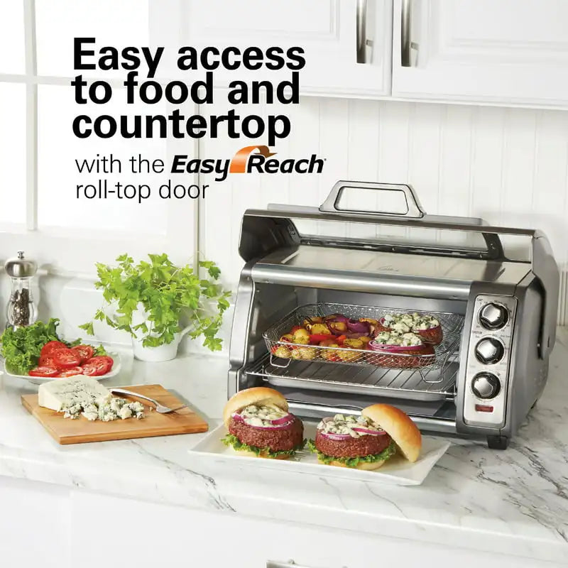 Sure Crisp Air Fryer Toaster Oven 6 Slice Stainless Steel 31523