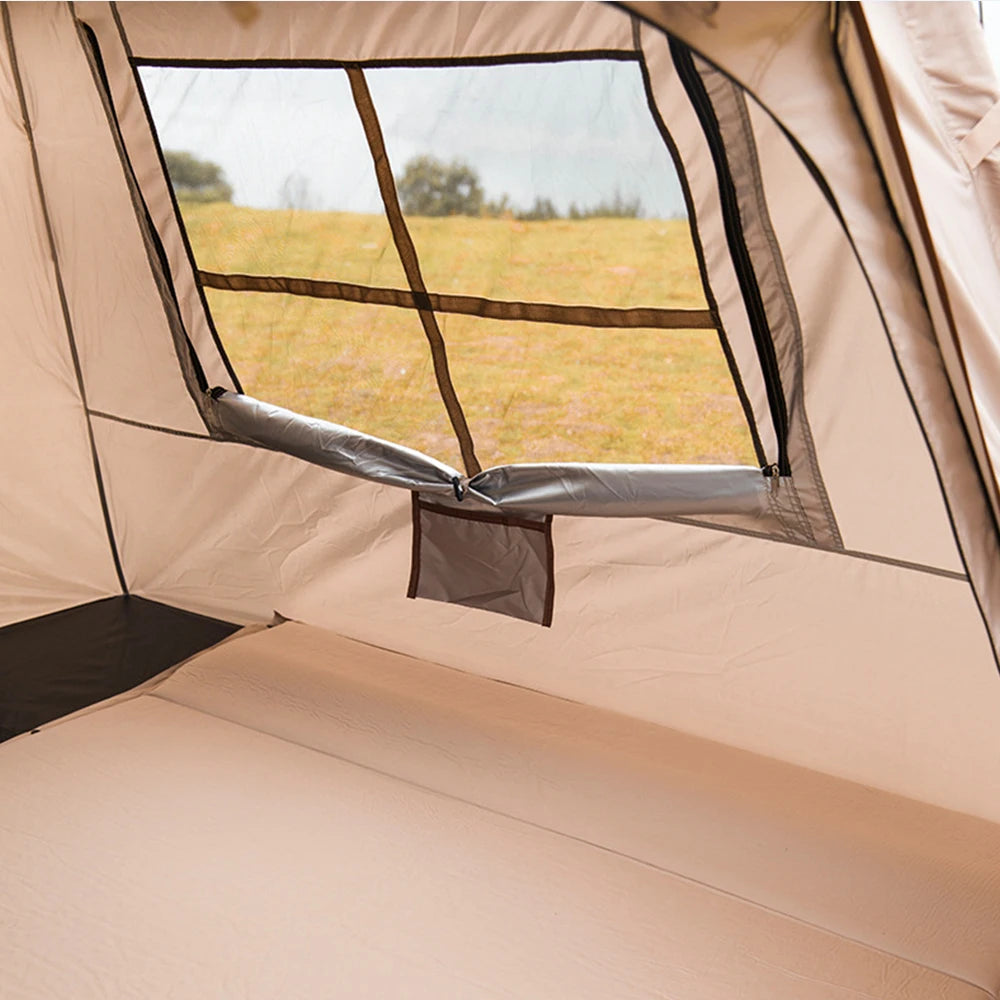Custom Automatic stretch Light Luxury Camping Tent travel Waterproof Pop Up Portable Outdoor Tent For Hiking