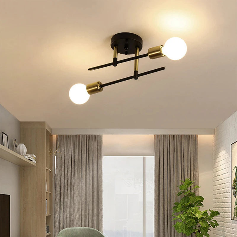 Nordic LED Ceiling Light Interior Lighting Fixture Bedside Living Bedroom Stairs Corridor Kitchen Home Decoration Ceiling Lamp