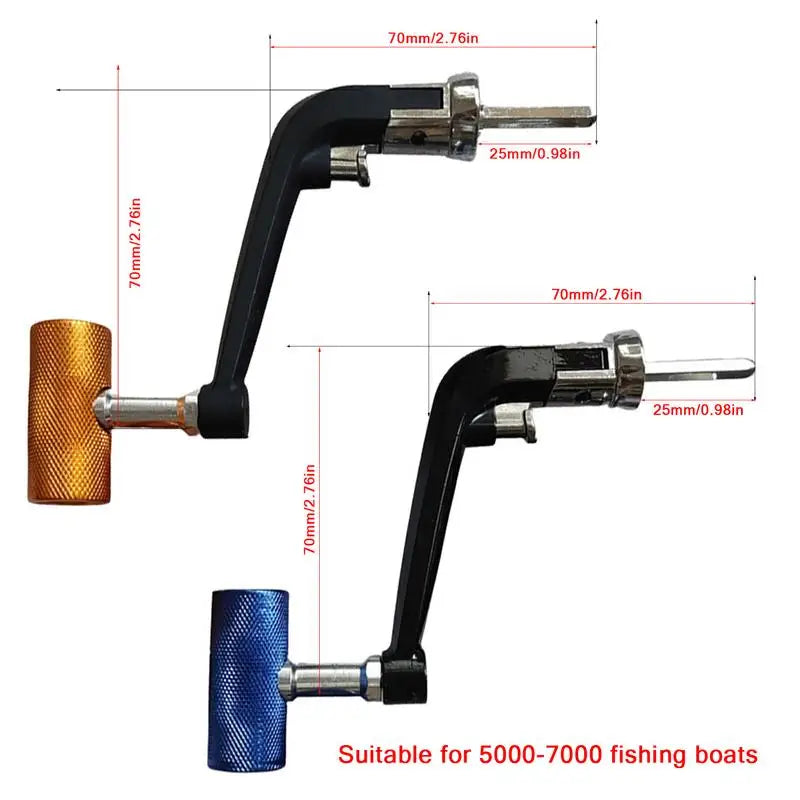 Fishing Reel Handle Portable Fishing Reel Rotary Knob Handle Strong And Unbreakable Smooth Shaking Feeling Fishing Tackle Tools