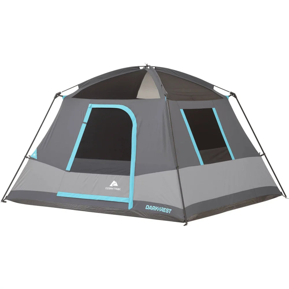 6-Person Dark Rest Cabin Tent w/Skylight Ceiling Panels kamp çadir namioty beach tent
