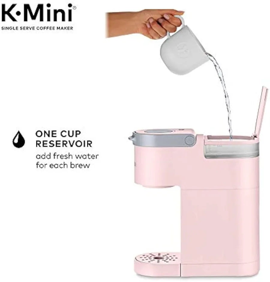 K-Mini Single Serve K-Cup Pod Coffee Maker, Dusty Rose, 6 to 12 oz. Brew Sizes | USA | NEW