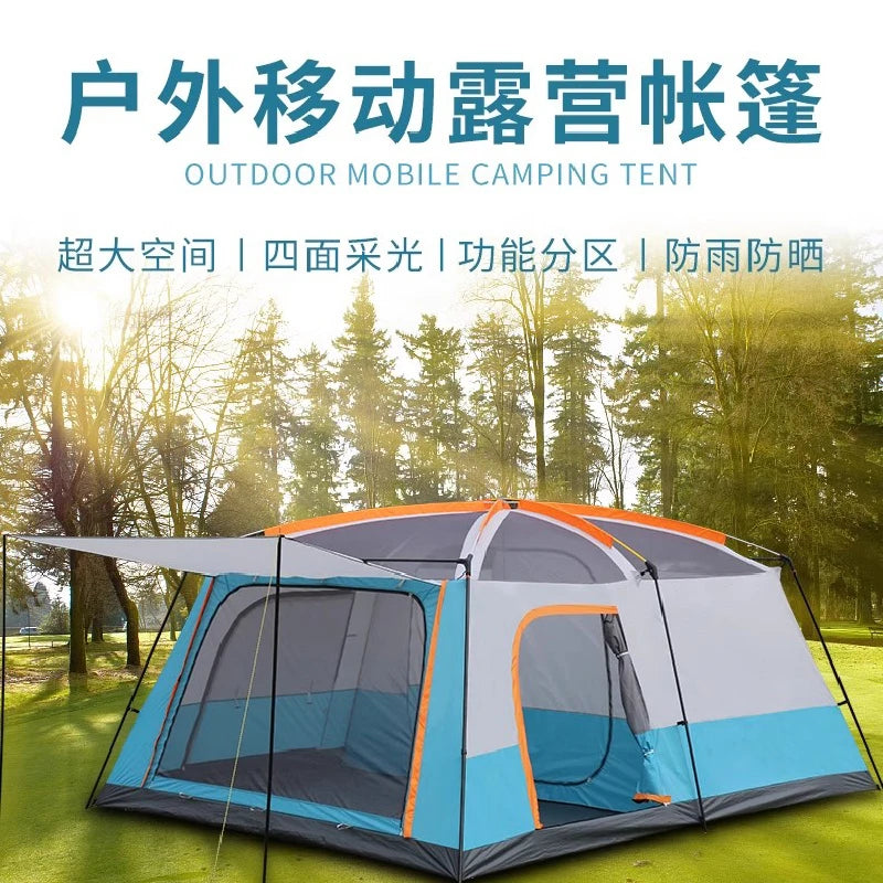 Naturehike Camping Tent Equipment Air Tent Folding Large Cool Camping Gear Travel House Lightweight Barraca De Campismo Hiking