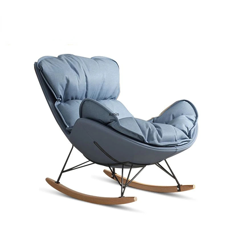 Rocking Chair Reclining Chair Adult Living Room Home Single Lounge Lazy Sofa Lobster Snail Chair Furniture كرسي استرخاء