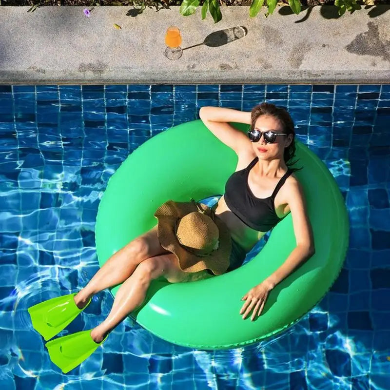 Snorkeling Fins Men Women Snorkeling Diving Swimming Flippers Professional Silicone Short Scuba Dive Fins For Adults Women Men