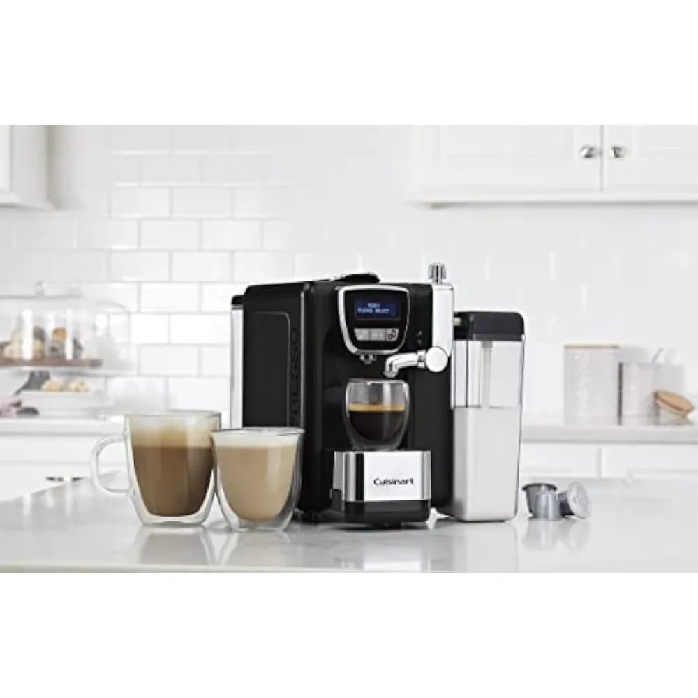 2023 New Espresso, Cappuccino & Latte Machine, Fully Programmable, Single & Double Serve, EM-25