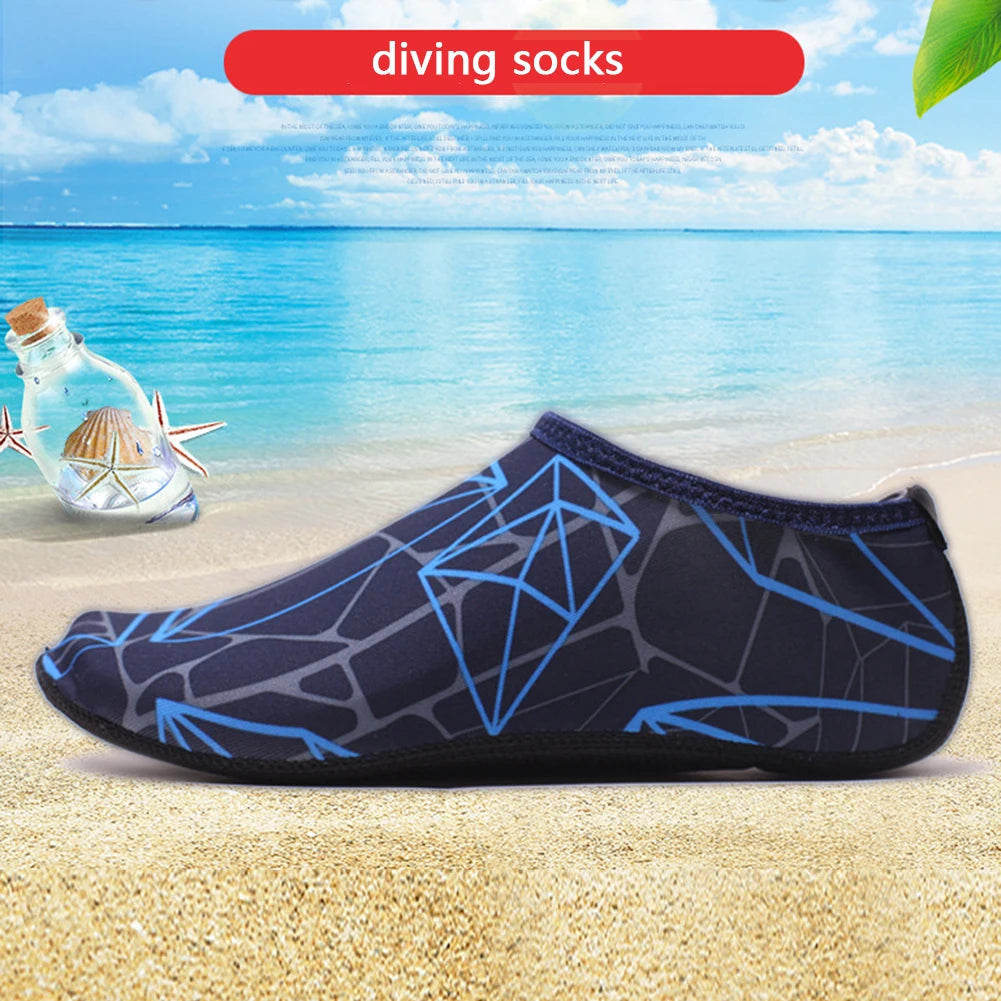 Anti Slip Summer Beach Water Shoes Snorkeling Socks Diving Swimming Aqua Shoes Sneakers for Men Women Barefoot Flat Shoes