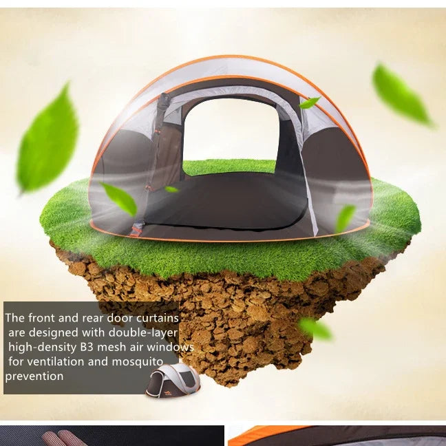 Winter outdoor luxury Rainproof beach inflatable camping tent gazebo naturehike 3f ul gear tent