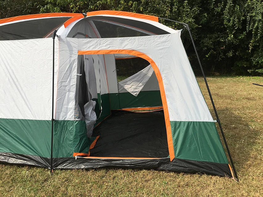 Factory customized luxury family camping tent outdoor 5-8 person waterproof large space glamping tents