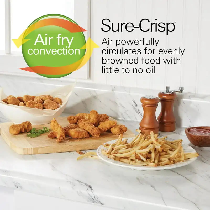 Sure Crisp Air Fryer Toaster Oven 6 Slice Stainless Steel 31523