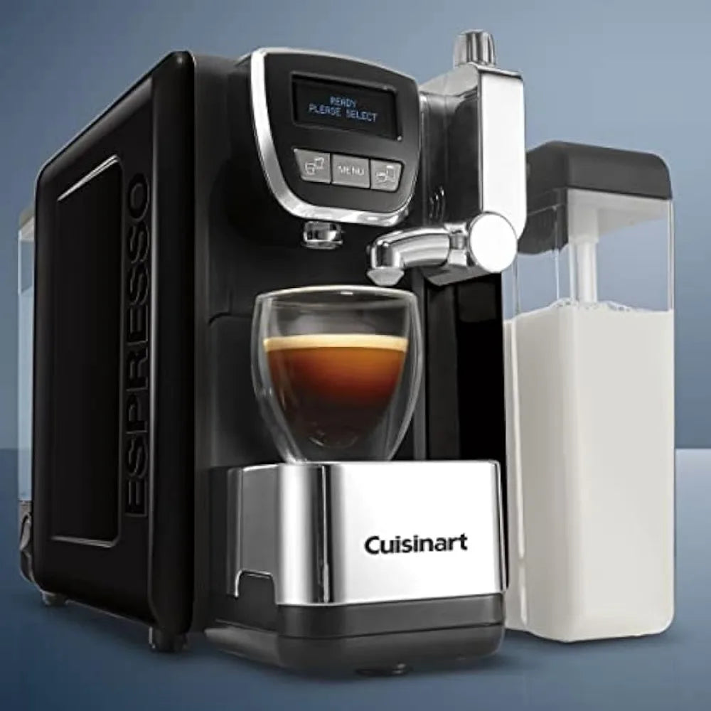 2023 New Espresso, Cappuccino & Latte Machine, Fully Programmable, Single & Double Serve, EM-25