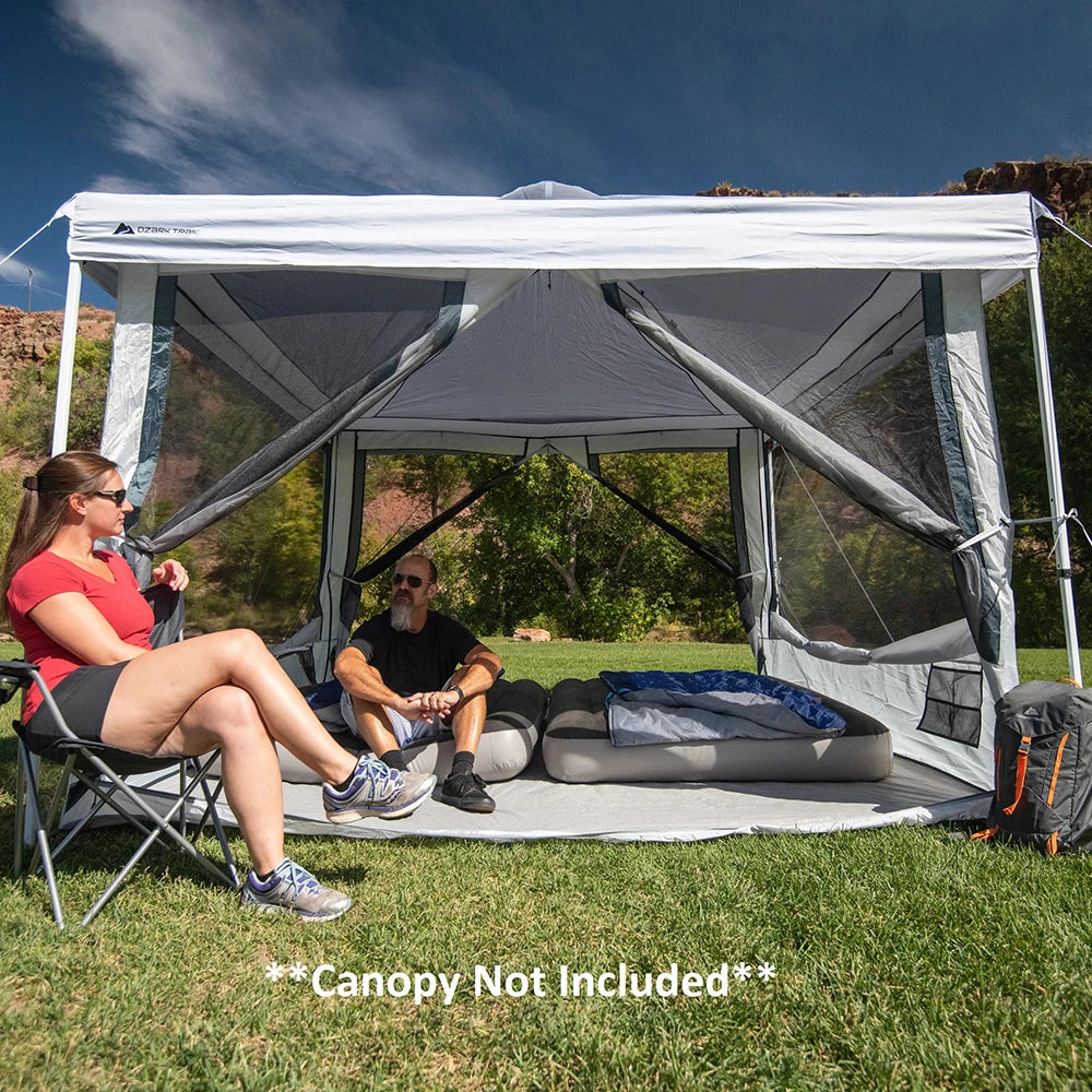 Trail 7-Person 2-in-1 Screen House Connect Tent with 2 Doors, Canopy Sold Separately Tienda De Campaña Tent Camping Ultralight
