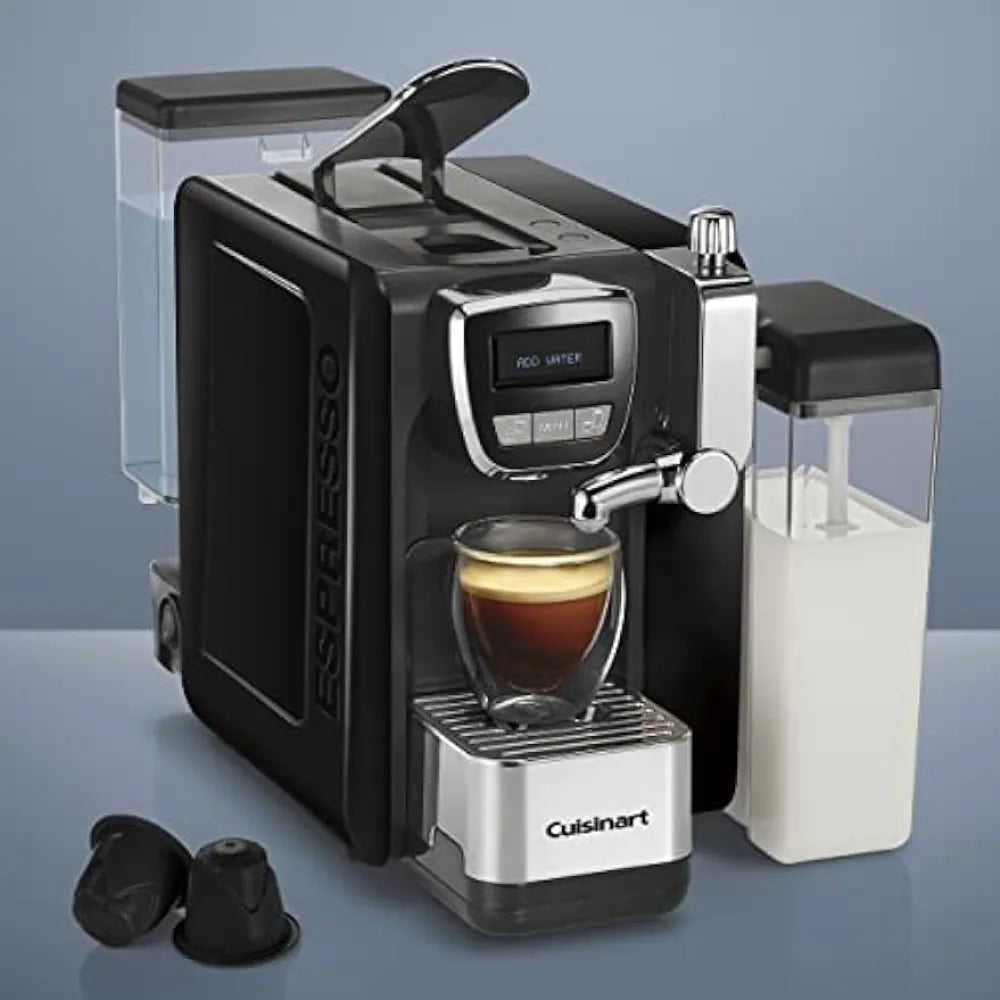 2023 New Espresso, Cappuccino & Latte Machine, Fully Programmable, Single & Double Serve, EM-25