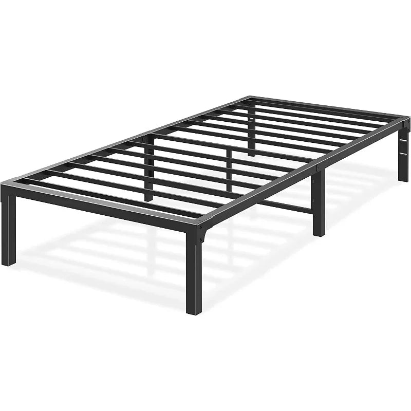 Vebreda Twin Bed Frame, 14 Inch Metal Platform Bed Frame with Heavy Duty Steel Slats, Bedframe Bedroom Furniture