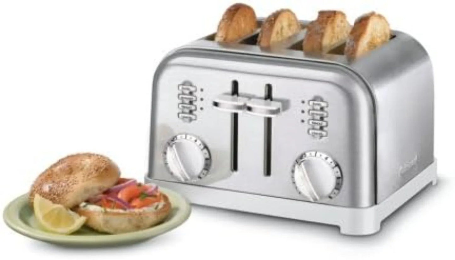 Cuisinart 4 Slice Toaster Oven, Brushed Stainless, CPT-180P1