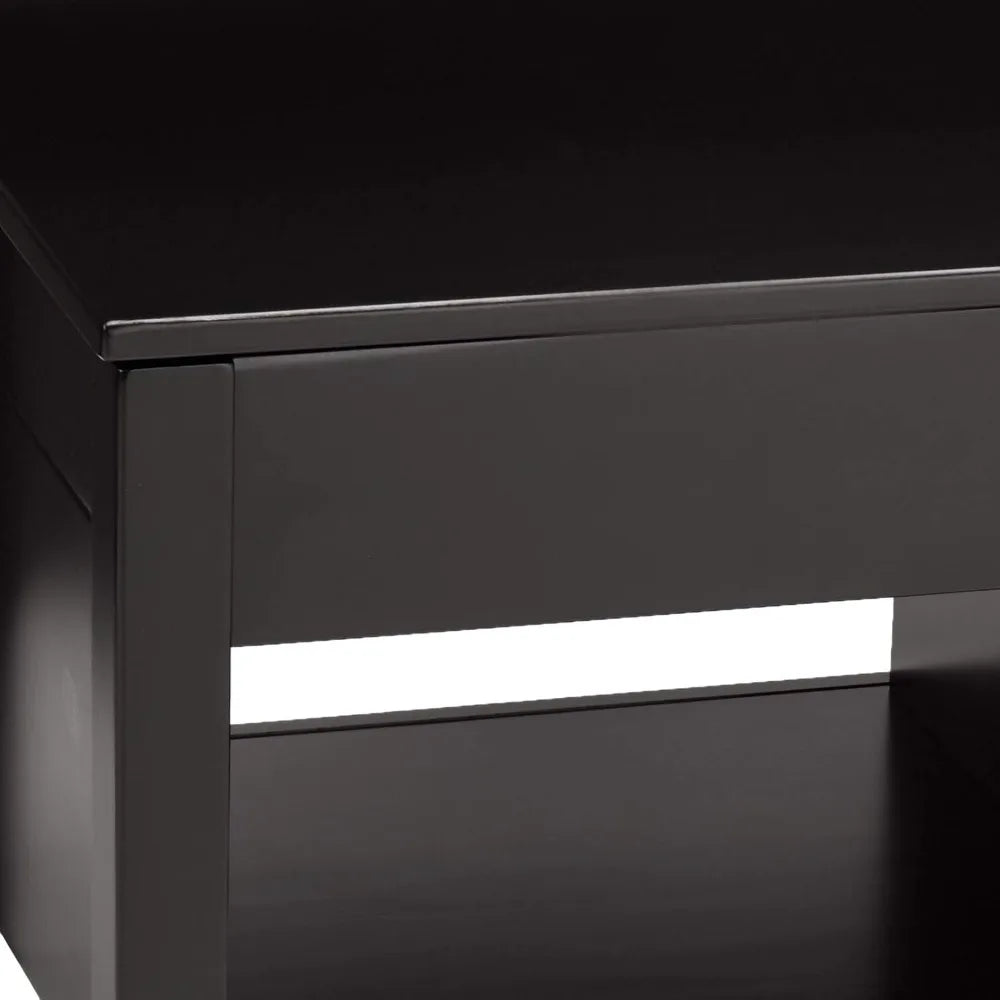 Lift-Top Storage Rectangular Coffee Table Black Coffee Table for Living Room 40 in X 18 in X 19 in Side Tables Furniture Home