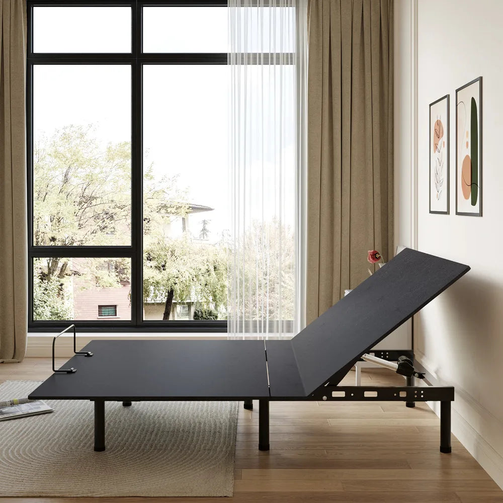 Full /Twin XL Adjustable Bed Base Frame with Wireless Remote, Independent Head & Foot