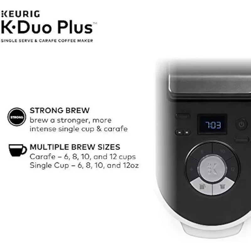 K-Duo Plus™ Single Serve & Carafe Coffee Maker Coffe Machine Smart Coffee Machine