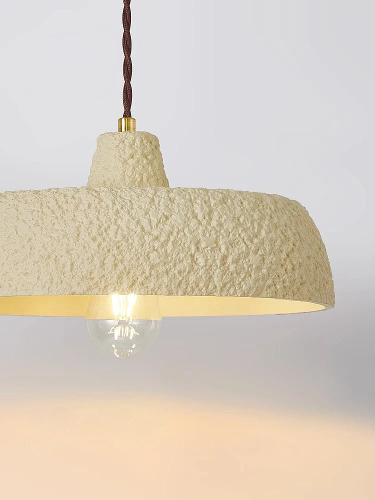 Wabi Sabi French Chandelier Cream Simple LED E27 Pendant Lights Dining Room Coffee Bar Celing Hanging Home Decor Lamps Fixtures