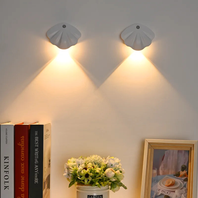 Motion Sensor Light Light Night Light Wireless Type C USB for Kitchen Bedroom Mural Living Room Sensor Indoor Lighting Wall Lamp