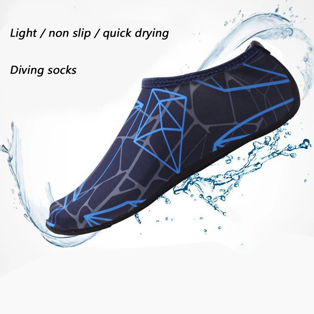 Anti Slip Summer Beach Water Shoes Snorkeling Socks Diving Swimming Aqua Shoes Sneakers for Men Women Barefoot Flat Shoes