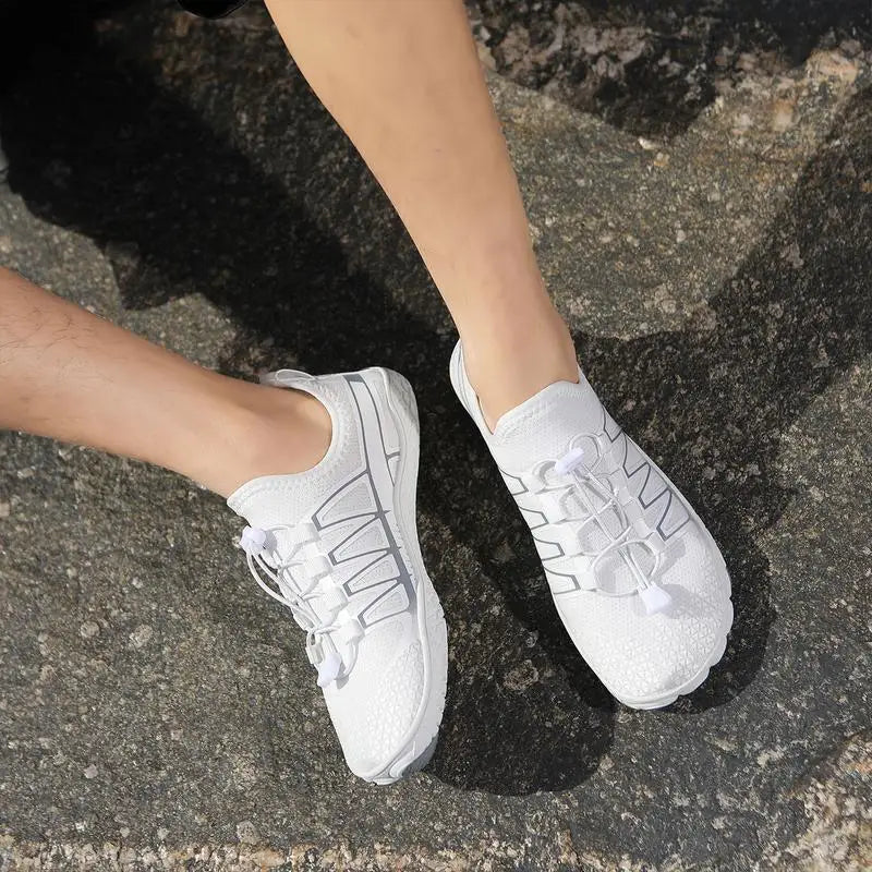 Beach Shoes Women Flexible Rubber Sole Beach Shoes Unisex Non-Slip Quick Drying Barefoot Shoes Swimming Supplies for Cycling