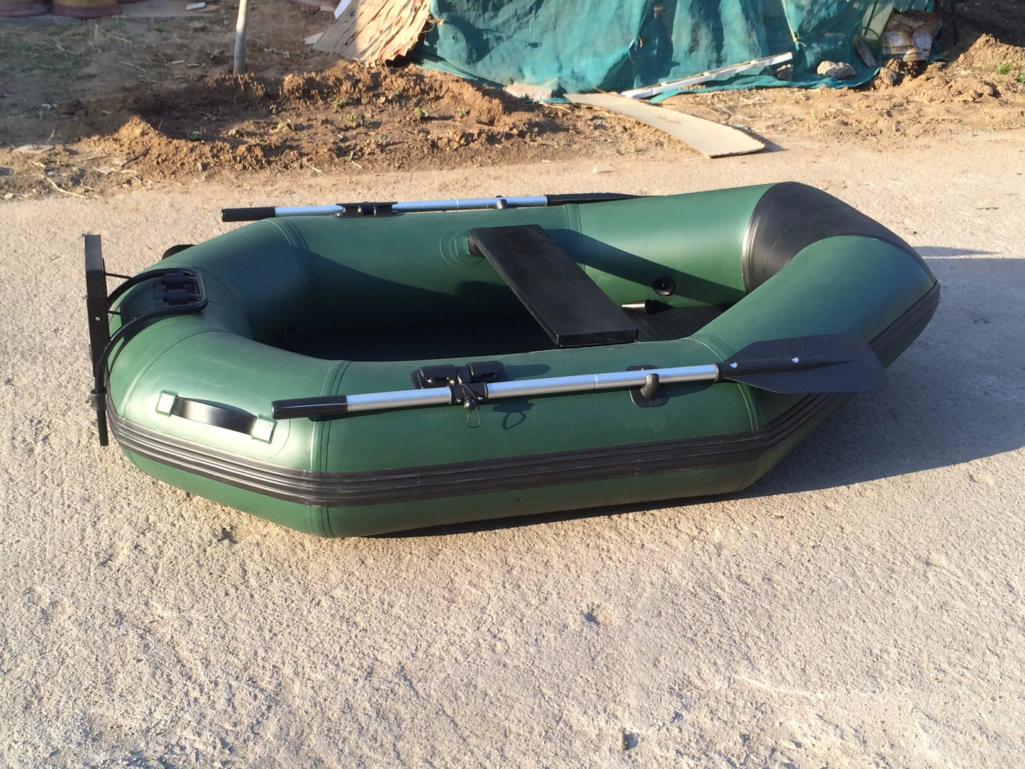 Goethe Goboat GTF200 12ft CE PVC Air Mat Floor Inflatable Boat Fishing Kayak Boat