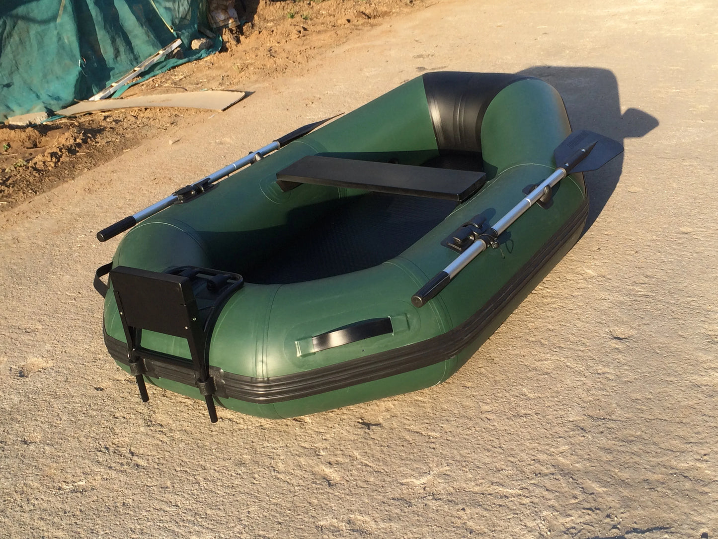 Goethe Goboat GTF200 12ft CE PVC Air Mat Floor Inflatable Boat Fishing Kayak Boat