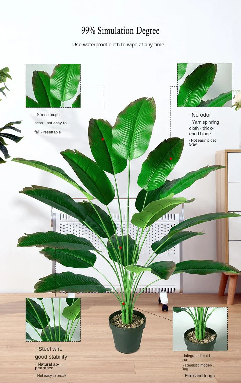 Home Garden Artificial Plant Party Supplies Yard & Garden Decors Artificial Flowers Decoration Flowerpot Bonsai Fake Plants Room