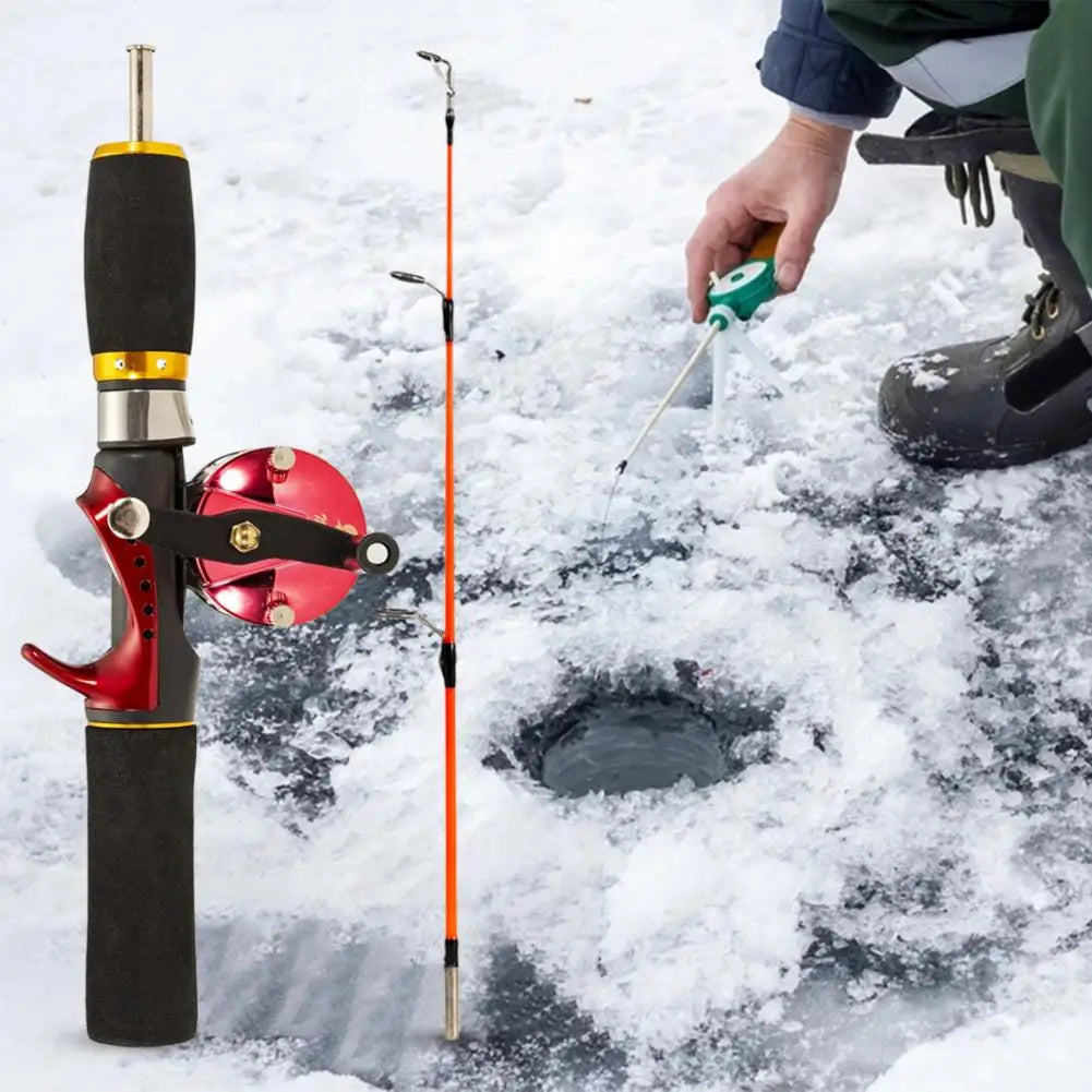 1 Set Great Fishing Rod 52cm Winter Fishing Rod High Strength Mini Pocket Winter Ice Fishing Rod Angling Supplies