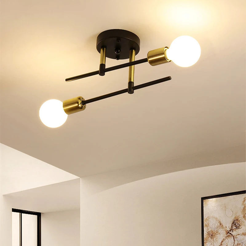Nordic LED Ceiling Light Interior Lighting Fixture Bedside Living Bedroom Stairs Corridor Kitchen Home Decoration Ceiling Lamp