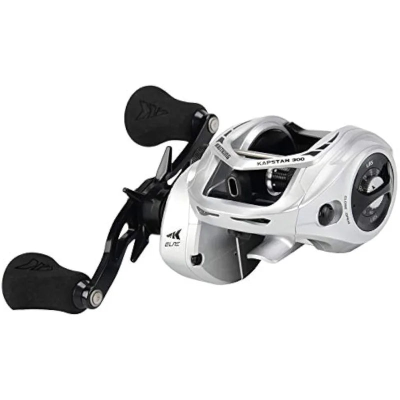 KastKing Kapstan Elite 300 Baitcasting Fishing Reel, Low Profile, Large Capacity Casting Reel, Graphite Frame, 35 lbs.