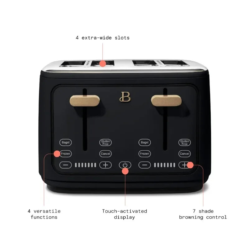 Beautiful 4 Slice Toaster, Tostadora De Pan Toaster Oven Bread Machine Maker Toast
