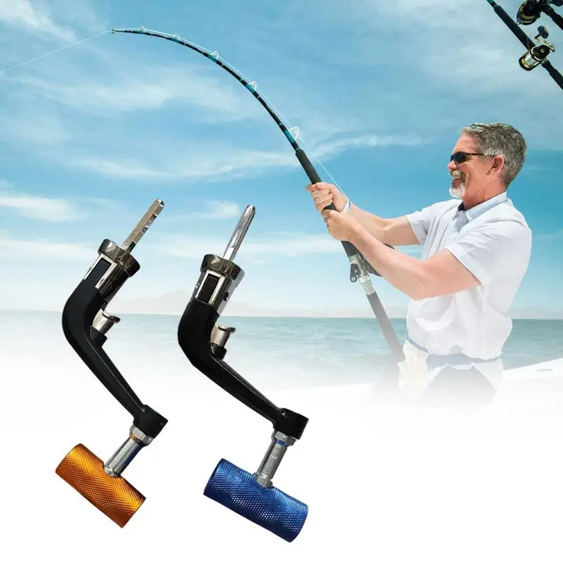 Fishing Reel Handle Portable Fishing Reel Rotary Knob Handle Strong And Unbreakable Smooth Shaking Feeling Fishing Tackle Tools
