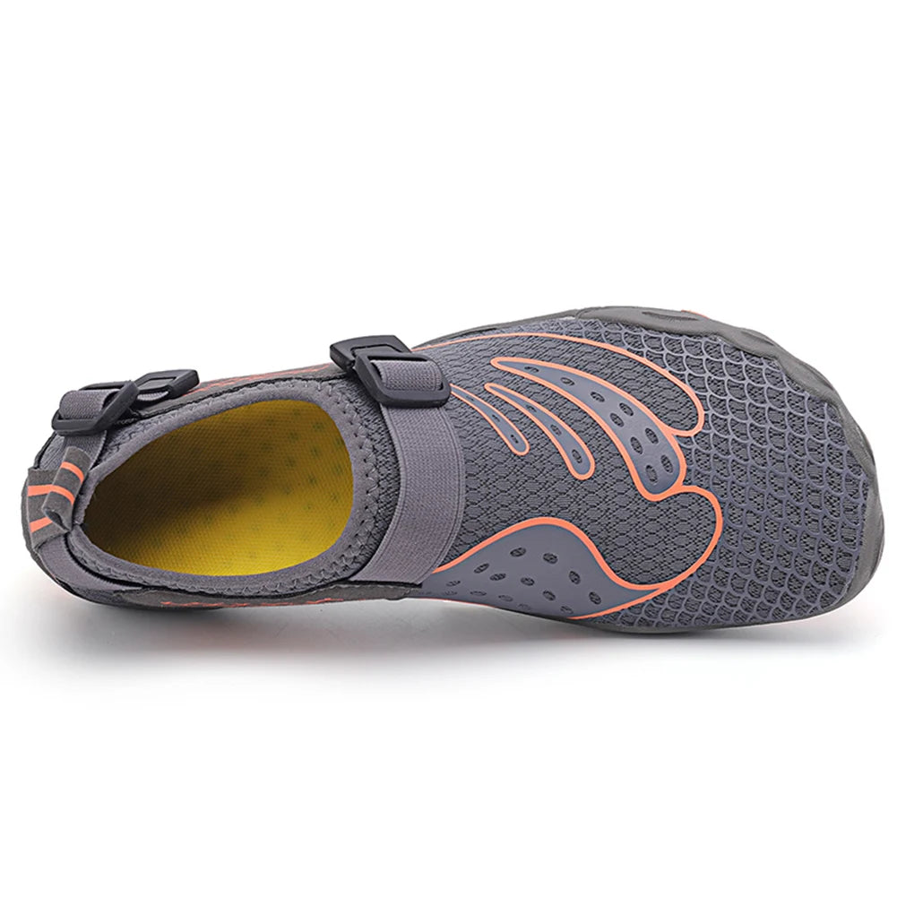 Sports Water Sneakers Slip-on Swimming Sneaker Shoes Non-slip Breathable Drain Hole Design Lightweight for Adults Unisex